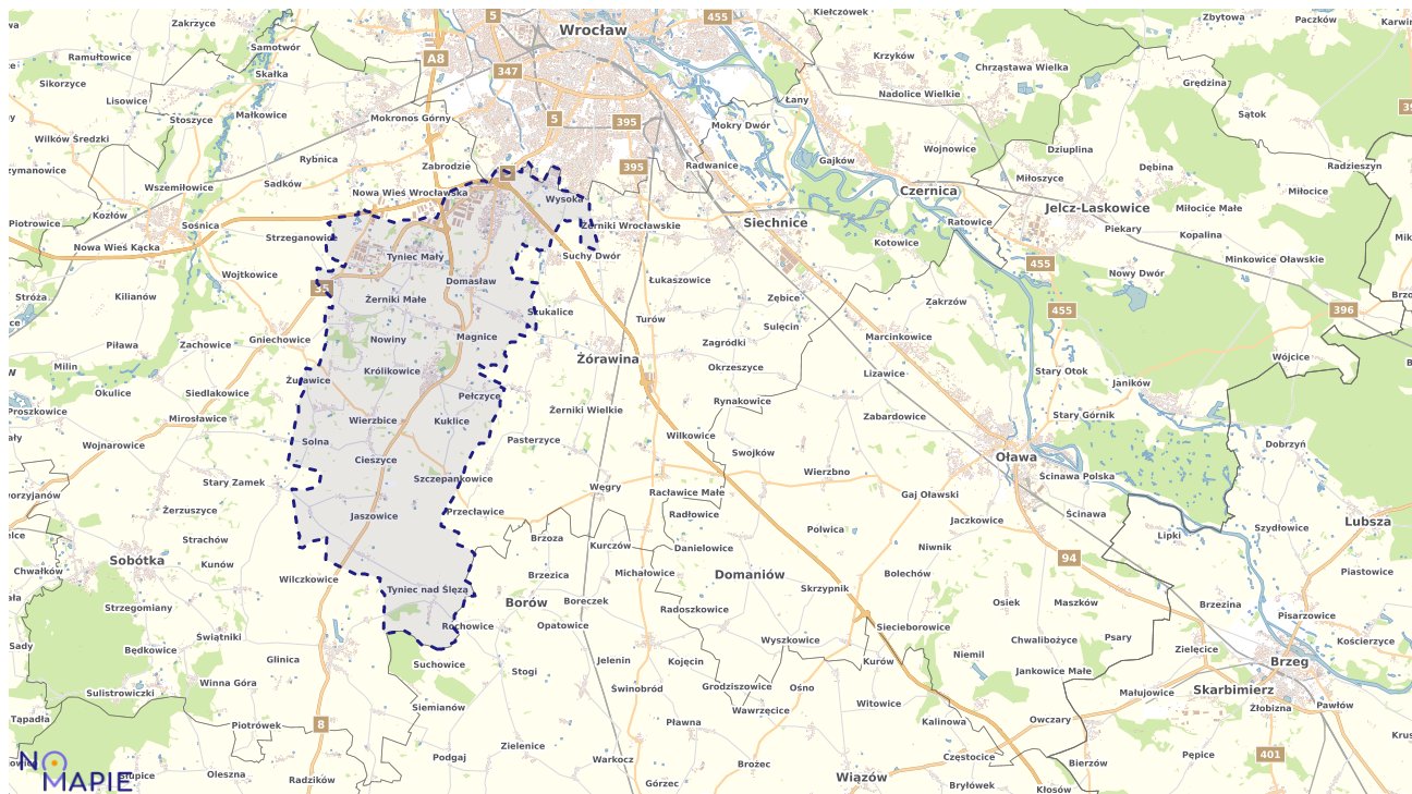 Mapa uzbrojenia terenu Kobierzyc